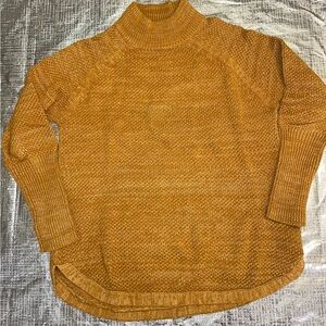 Cozy Mustard Turtleneck Sweater